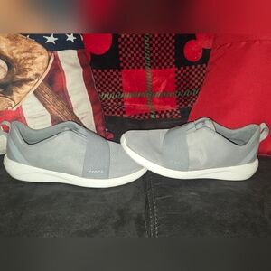 Crocs™ Men's Gray Literide Modform Slip On Sneakers